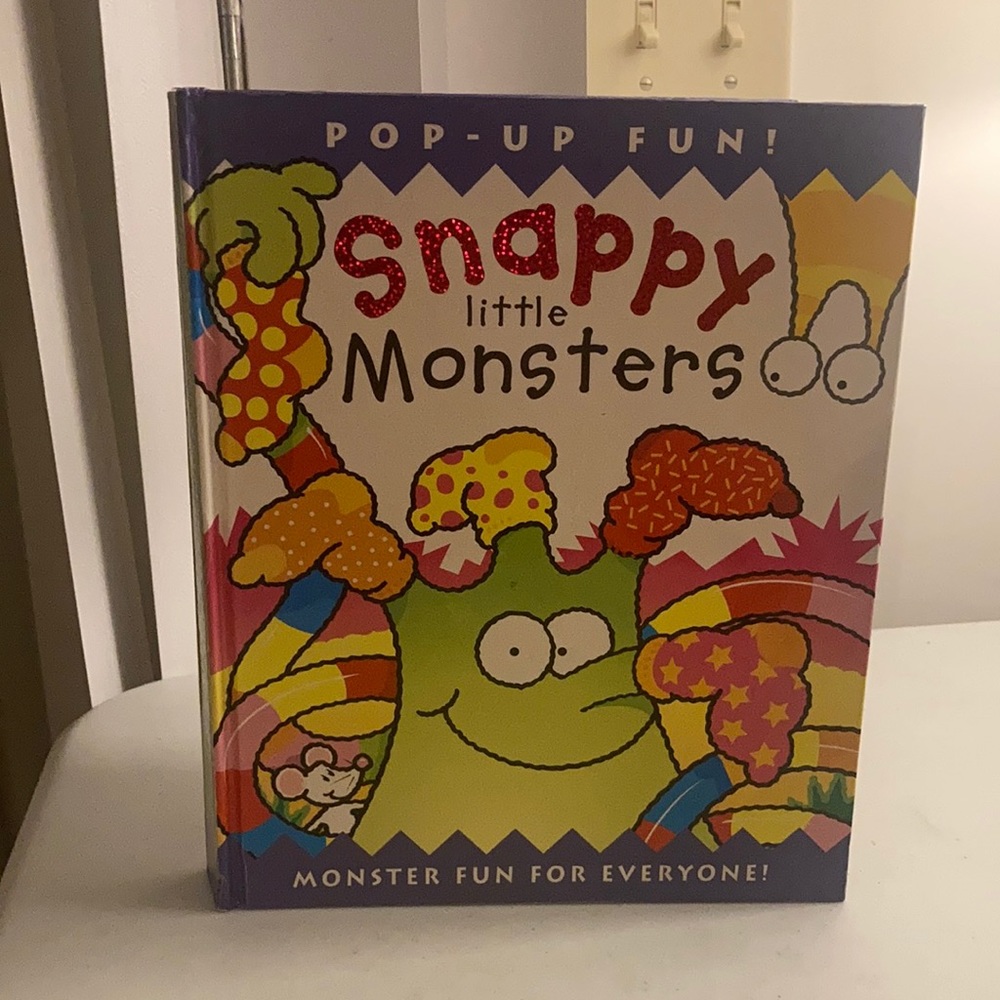Pop-Up Fun Snappy Little Monsters Pop Up Children’s Book